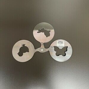 Crate & Barrel Easter Stencils 3 Rabbit Chick Butterfly 173-731